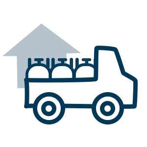 We deliver to you.